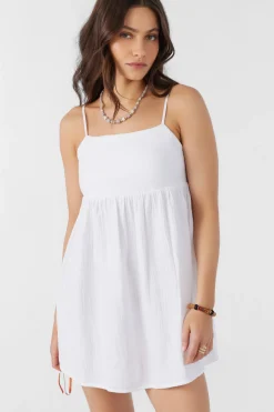 HADIA CRINKLE DOUBLE GAUZE MINI DRESS