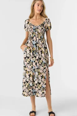 HAYZEL CAMDEN TROPICAL MIDI DRESS