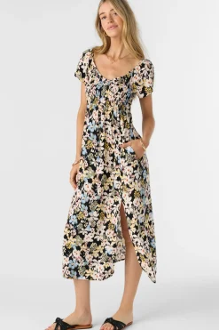HAYZEL CAMDEN TROPICAL MIDI DRESS