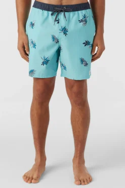 HERMOSA ELASTIC WAIST 17" SWIM TRUNKS
