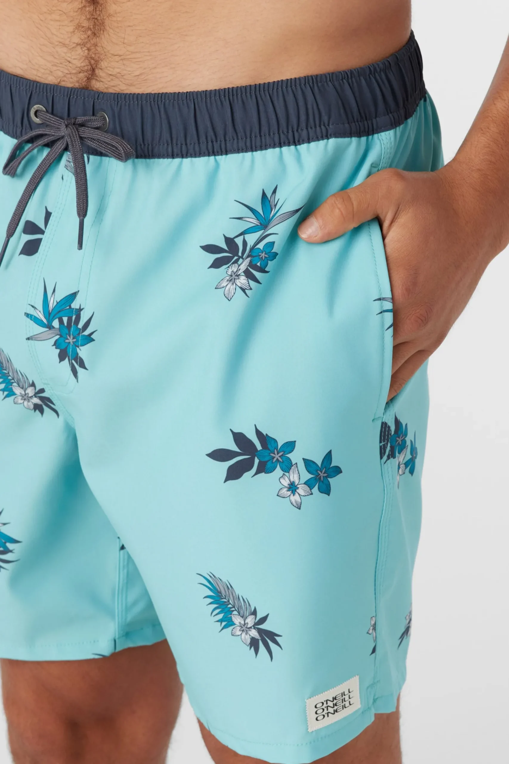 HERMOSA ELASTIC WAIST 17" SWIM TRUNKS