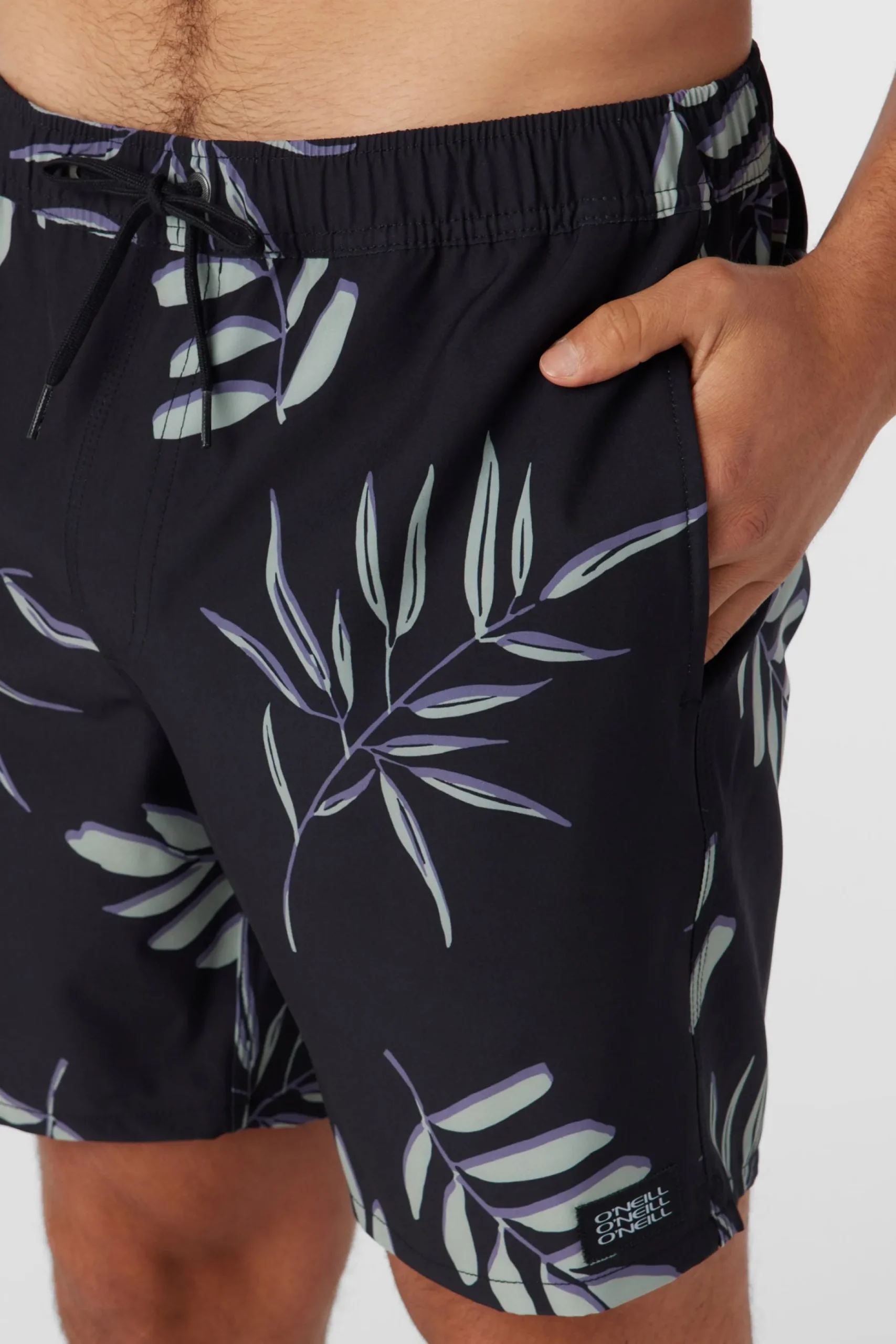 HERMOSA ELASTIC WAIST 17" SWIM TRUNKS