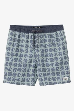 HERMOSA ELASTIC WAIST 17" SWIM TRUNKS
