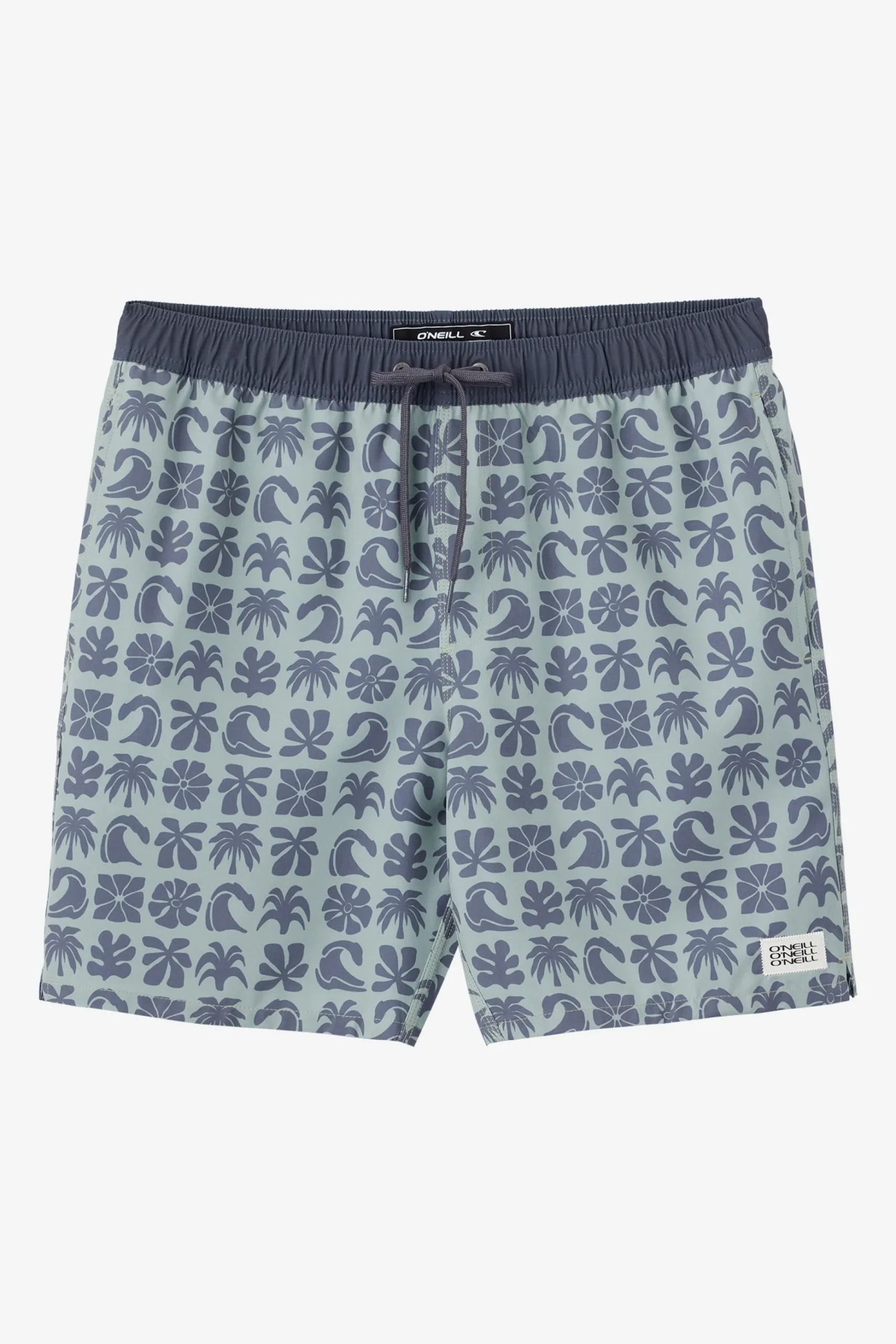 HERMOSA ELASTIC WAIST 17" SWIM TRUNKS
