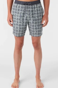 HERMOSA ELASTIC WAIST 17" SWIM TRUNKS