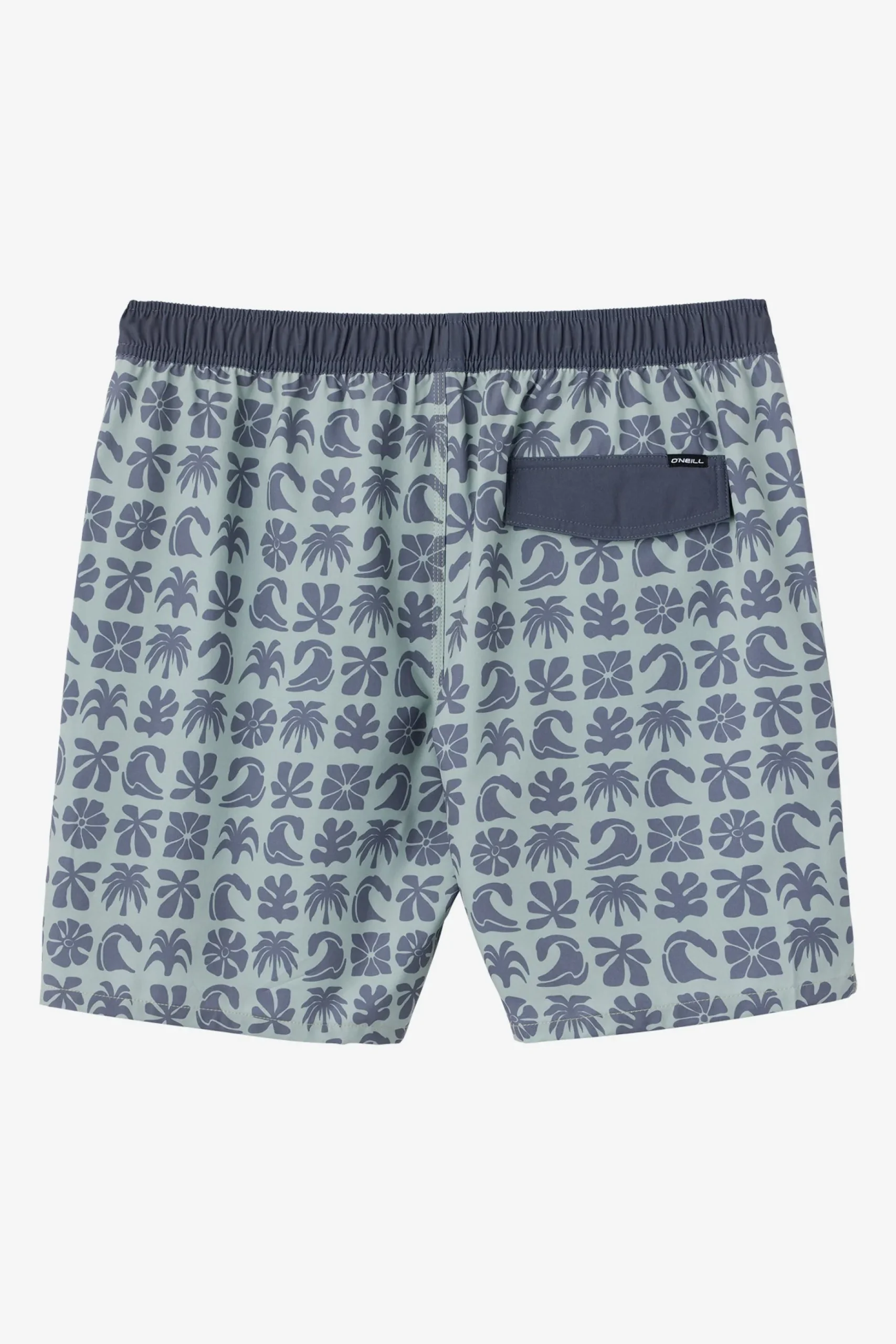 HERMOSA ELASTIC WAIST 17" SWIM TRUNKS