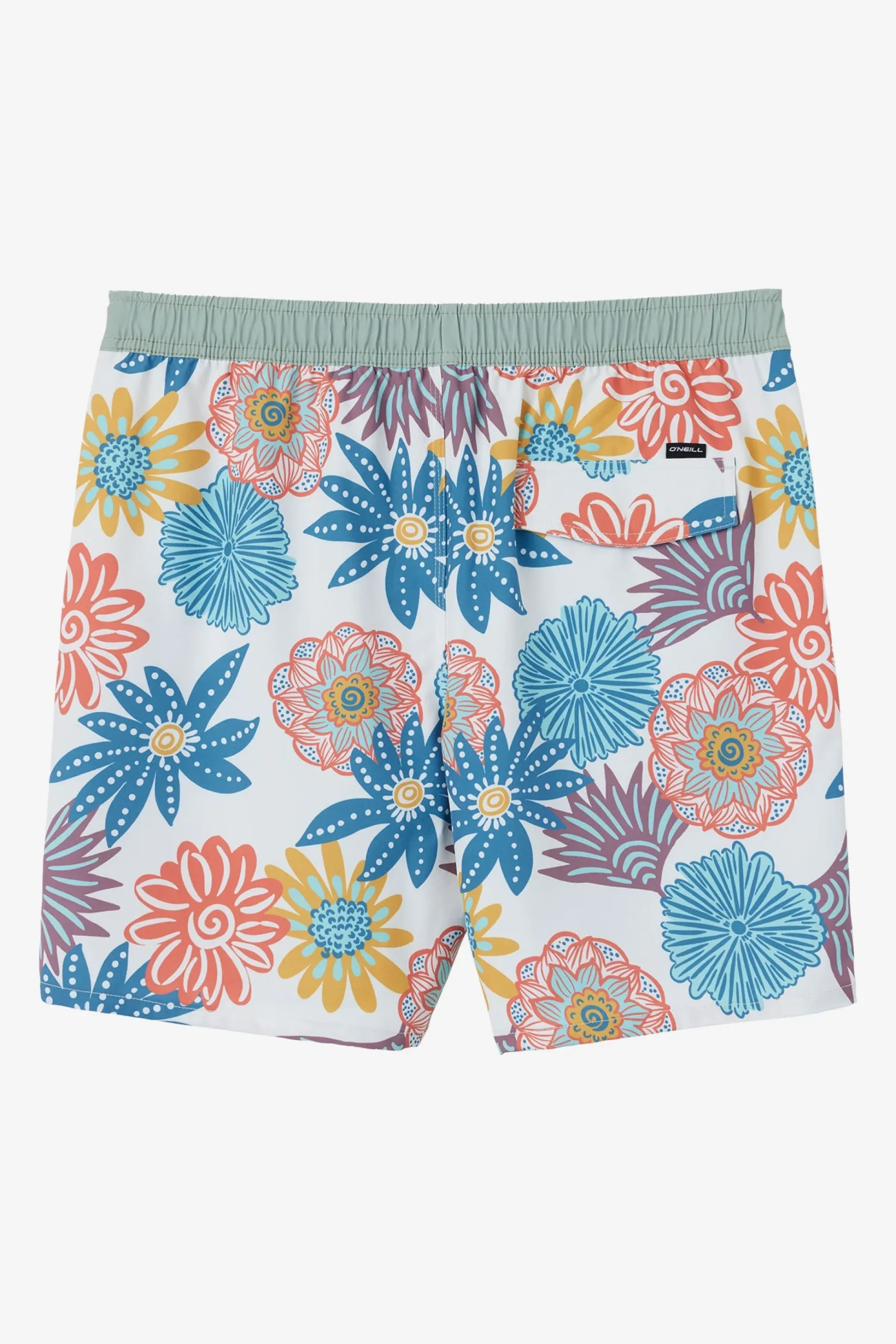 HERMOSA ELASTIC WAIST LINED 17" SWIM TRUNKS