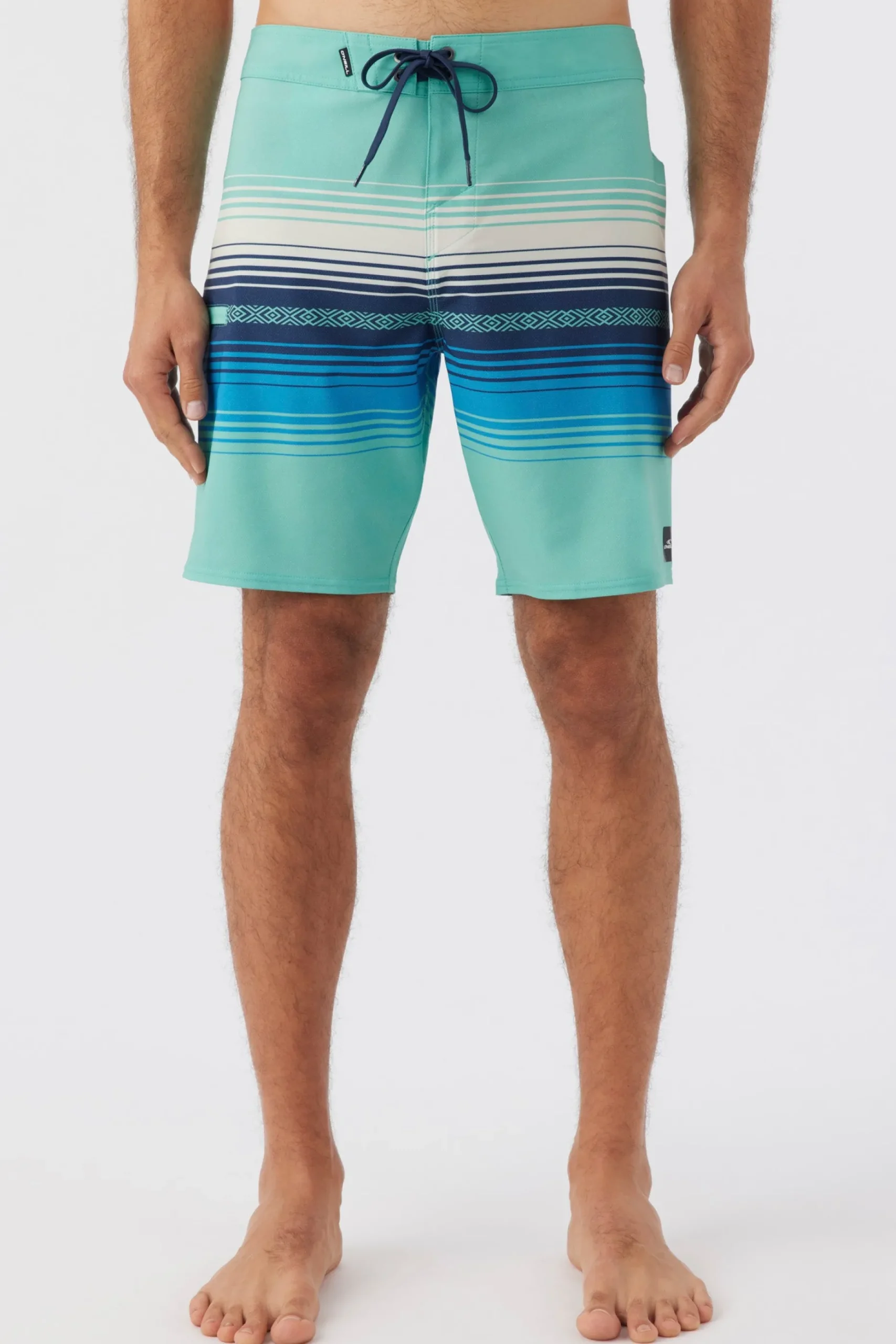 HYPERFREAK HEAT STRIPE LINE 19" BOARDSHORTS