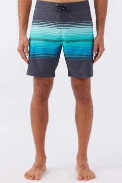 HYPERFREAK HEAT STRIPE LINE 19" BOARDSHORTS