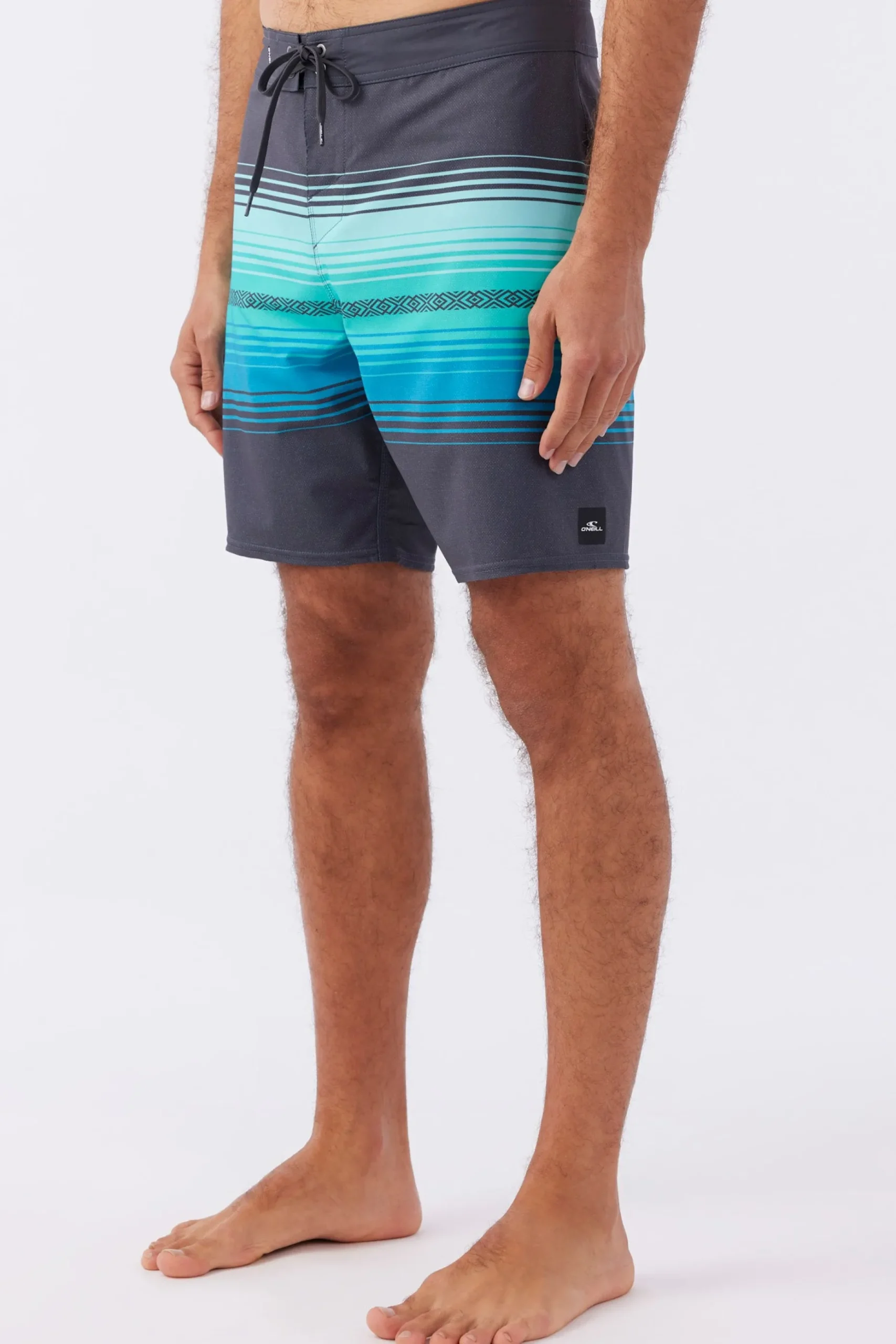HYPERFREAK HEAT STRIPE LINE 19" BOARDSHORTS