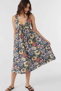 ISSY TALITHA FLORAL MIDI DRESS