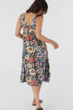 ISSY TALITHA FLORAL MIDI DRESS