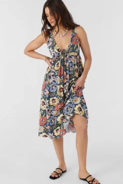 ISSY TALITHA FLORAL MIDI DRESS