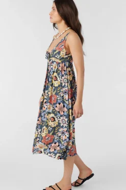 ISSY TALITHA FLORAL MIDI DRESS