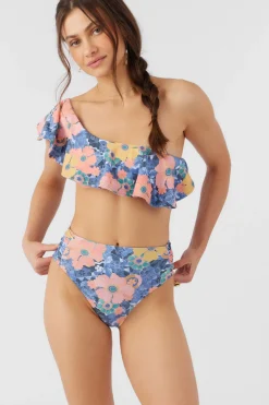 JADIA FLORAL LONG BEACH HIGH WAIST CHEEKY BOTTOMS