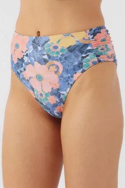 JADIA FLORAL LONG BEACH HIGH WAIST CHEEKY BOTTOMS