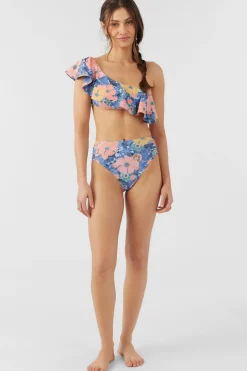 JADIA FLORAL LONG BEACH HIGH WAIST CHEEKY BOTTOMS