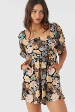 JASLYNN MACAW TROPICAL ROMPER