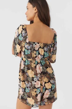 JASLYNN MACAW TROPICAL ROMPER