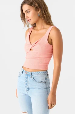 JAYDE TWIST KNIT TANK TOP