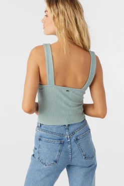 JAYDE TWIST KNIT TANK TOP