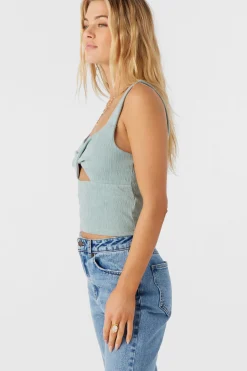 JAYDE TWIST KNIT TANK TOP
