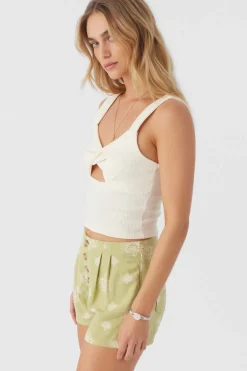 JAYDE TWIST KNIT TANK TOP