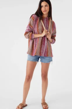 JETTIE OMBRE HOODED SWEATER
