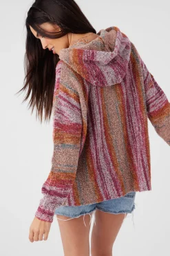 JETTIE OMBRE HOODED SWEATER