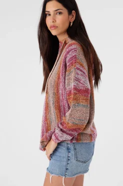 JETTIE OMBRE HOODED SWEATER