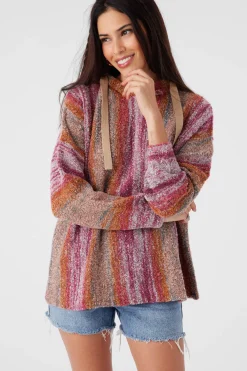 JETTIE OMBRE HOODED SWEATER