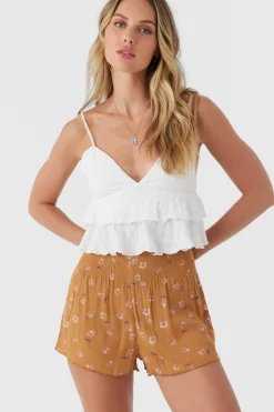 JOHNNY KIRA FLORAL BEACH SHORTS
