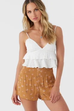 JOHNNY KIRA FLORAL BEACH SHORTS