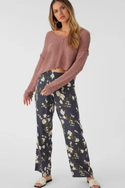 JONIE KENDRA FLORAL BEACH PANTS