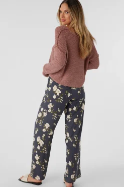 JONIE KENDRA FLORAL BEACH PANTS