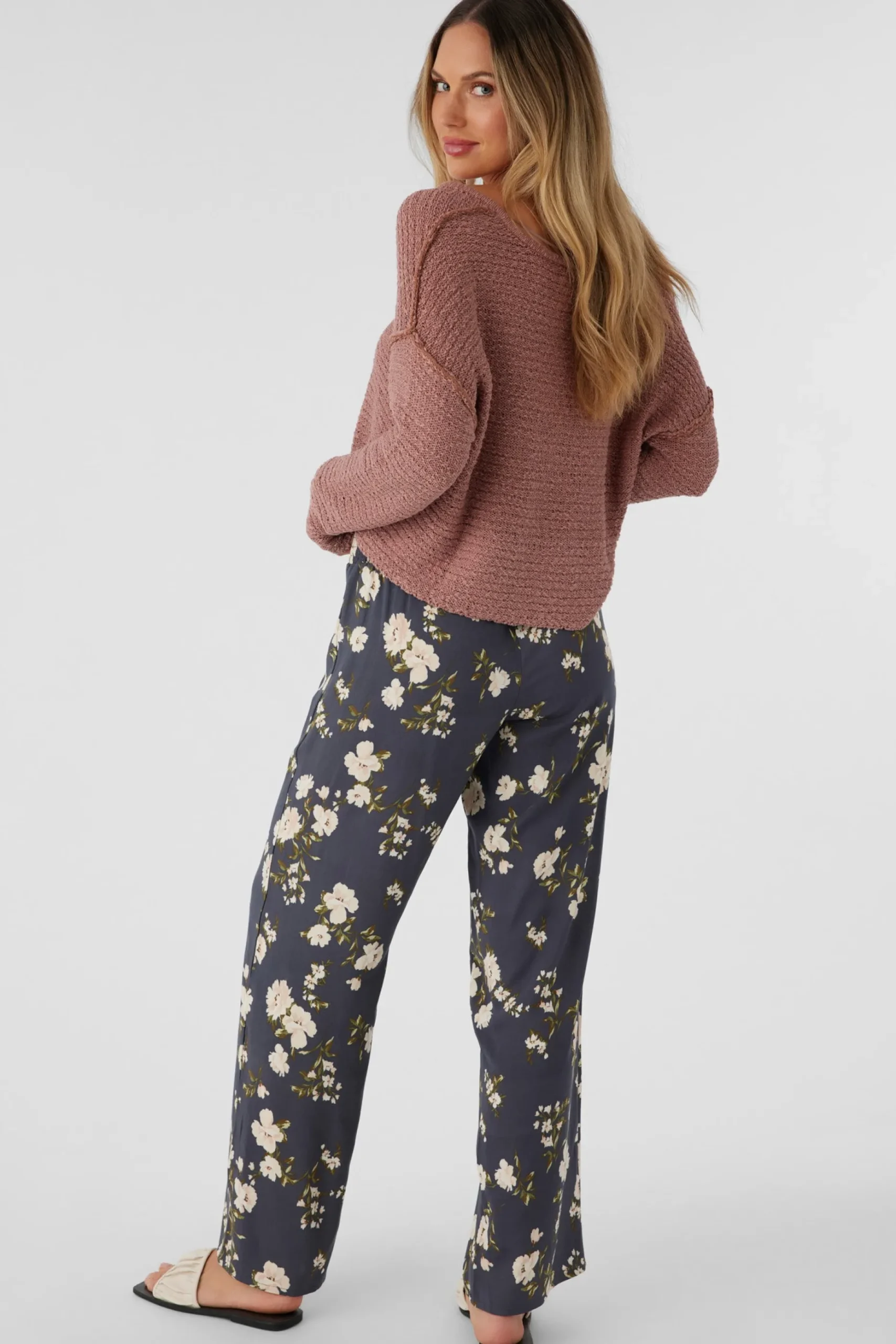 JONIE KENDRA FLORAL BEACH PANTS