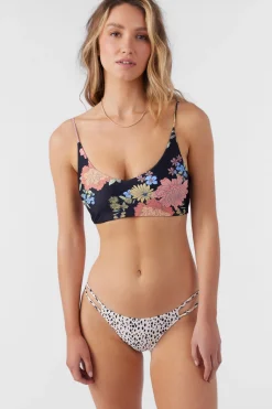 KALI FLORAL MIDDLES LONGLINE BRALETTE TOP