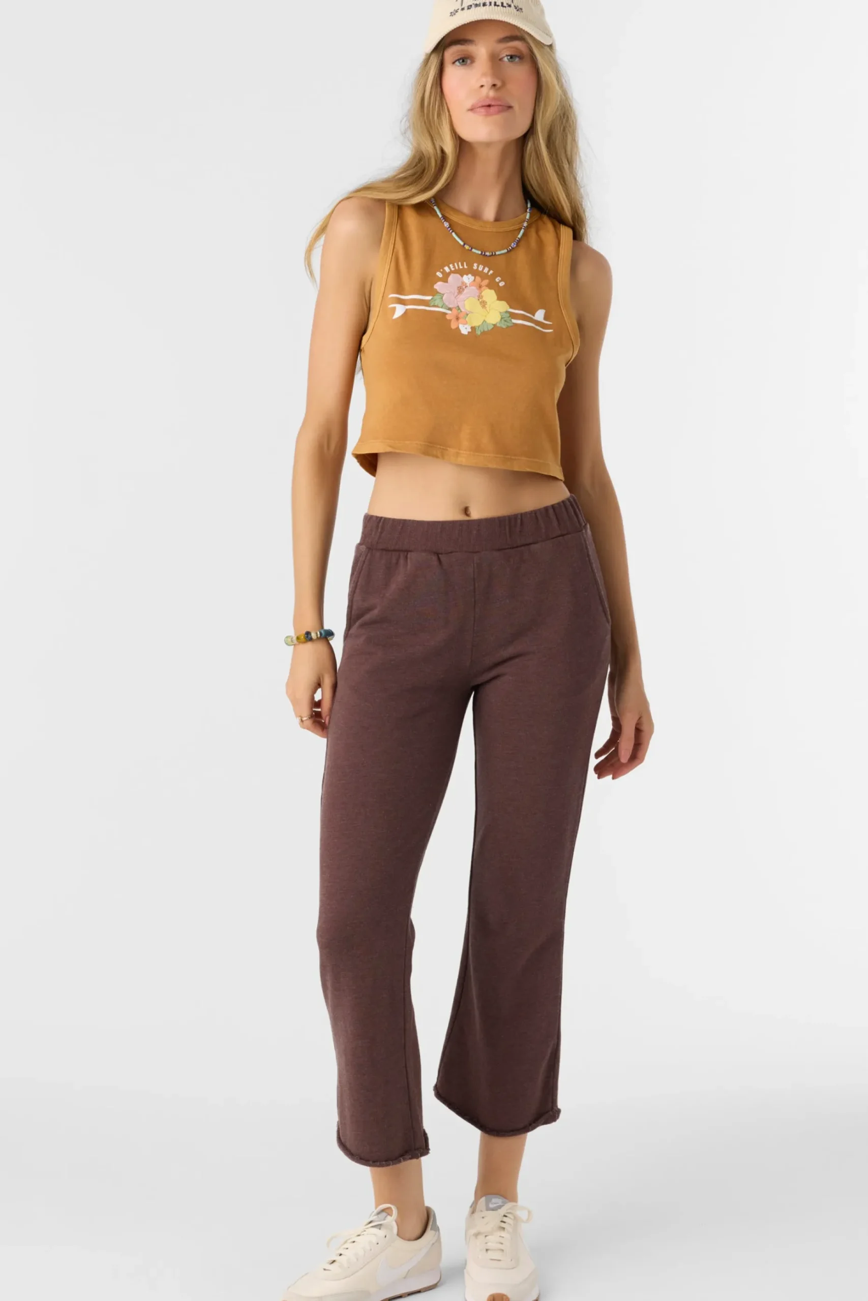 KARMA FRENCH TERRY CROPPED LOUNGE PANTS