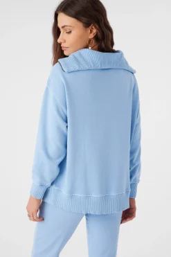 KARMA FRENCH TERRY HALF ZIP PULLOVER