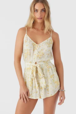 KASEN TATIANNA FLORAL ROMPER