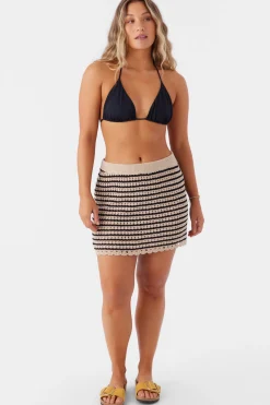 KELSEY CROCHET COVER-UP MINI SKIRT