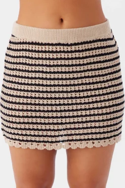 KELSEY CROCHET COVER-UP MINI SKIRT