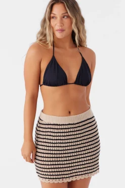 KELSEY CROCHET COVER-UP MINI SKIRT