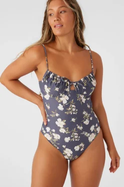 KENDRA FLORAL KAILUA UNDERWIRE CHEEKY ONE-PIECE