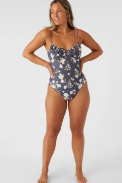 KENDRA FLORAL KAILUA UNDERWIRE CHEEKY ONE-PIECE