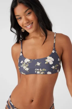 KENDRA FLORAL SURFSIDE BRALETTE TOP