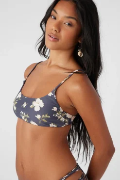 KENDRA FLORAL SURFSIDE BRALETTE TOP