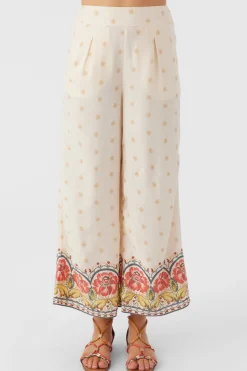 LACEY BORDER PRINT PANTS