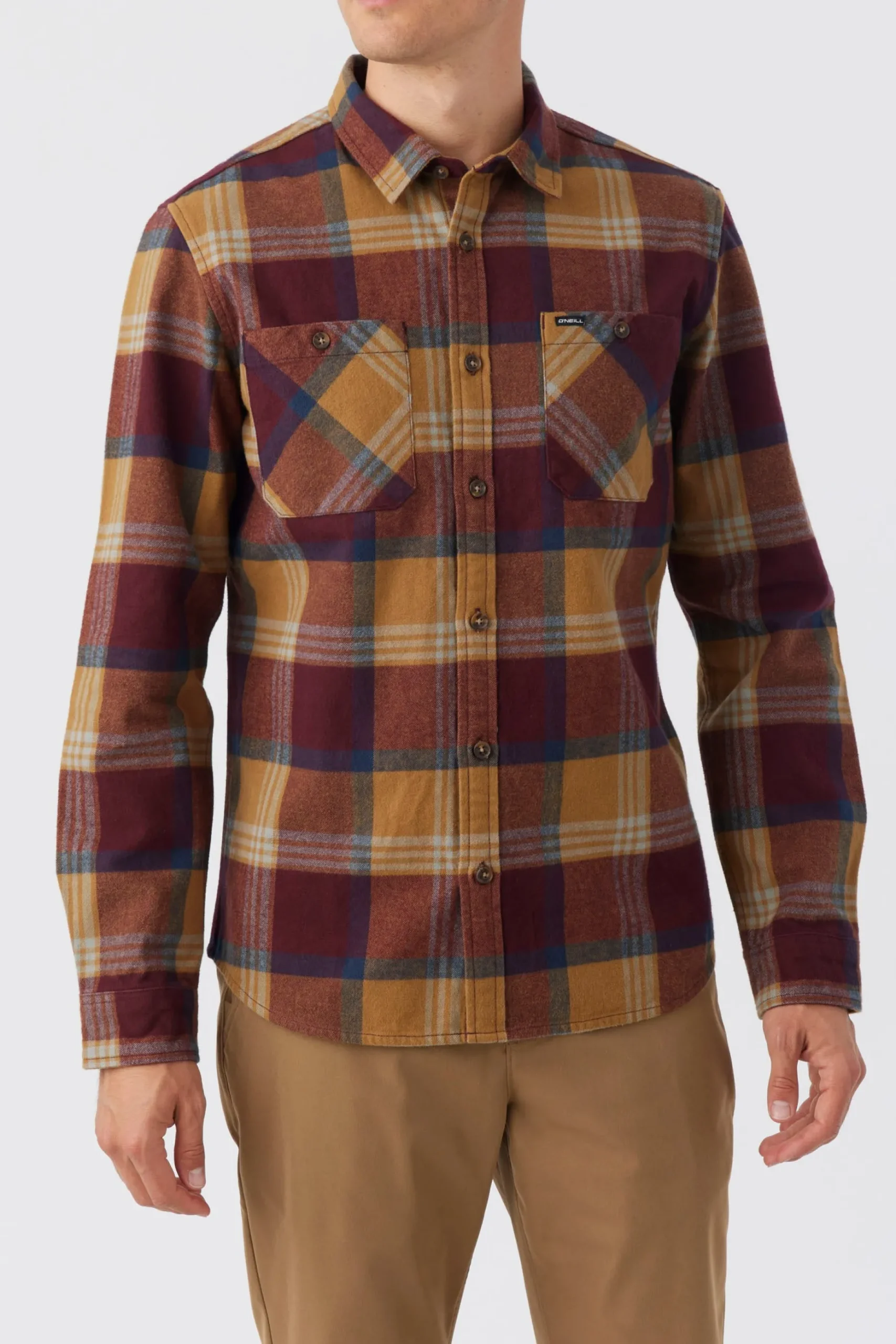 LANDMARKED FLANNEL LONG SLEEVE SHIRT
