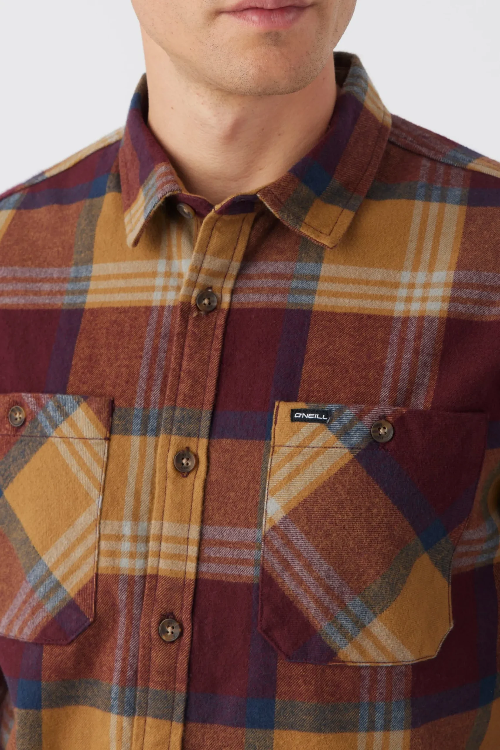 LANDMARKED FLANNEL LONG SLEEVE SHIRT